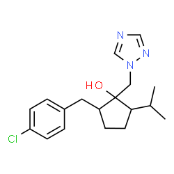 ChemSpider 2D Image | IPCONAZOLE | C18H24ClN3O