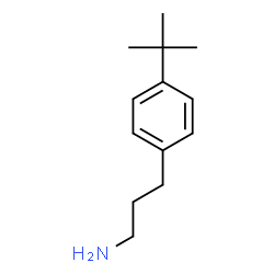 ChemSpider 2D Image | 3-(4-tert-butylphenyl)propan-1-amine | C13H21N