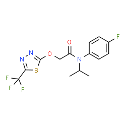 ChemSpider 2D Image | flufenacet | C14H13F4N3O2S