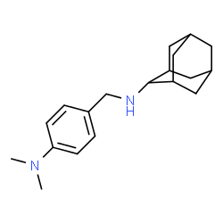 ChemSpider 2D Image | N-[4-(Dimethylamino)benzyl]-2-adamantanamine | C19H28N2