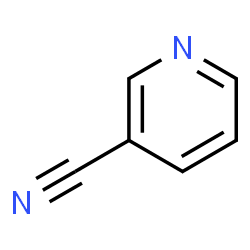 ChemSpider 2D Image | 3-Cyanopyridine | C6H4N2