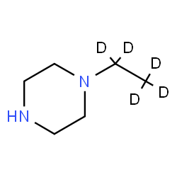ChemSpider 2D Image | 1-(~2~H_5_)Ethylpiperazine | C6H9D5N2