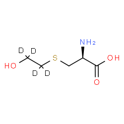 ChemSpider 2D Image | S-[2-Hydroxy(~2~H_4_)ethyl]-D-cysteine | C5H7D4NO3S
