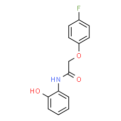 ChemSpider 2D Image | 2-(4-Fluorophenoxy)-N-(2-hydroxyphenyl)acetamide | C14H12FNO3
