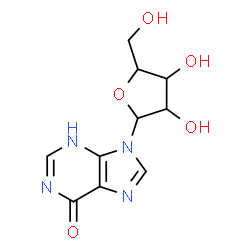 ChemSpider 2D Image | Arabinosylhypoxanthine | C10H12N4O5