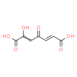 ChemSpider 2D Image | (5E)-2-Hydroxy-4-oxo-2,5-heptadienedioic acid | C7H6O6