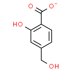 ChemSpider 2D Image | 2-Hydroxy-4-(hydroxymethyl)benzoate | C8H7O4