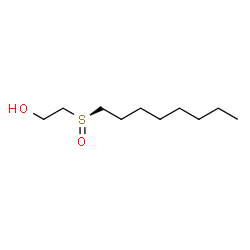 ChemSpider 2D Image | 2-[(R)-Octylsulfinyl]ethanol | C10H22O2S