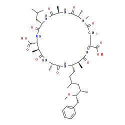 ChemSpider 2D Image | -DICARBOXYLIC ACID | C46H71N7O12