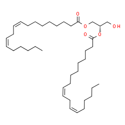 ChemSpider 2D Image | 1,2-Dilinoleoyl-sn-glycerol | C39H68O5