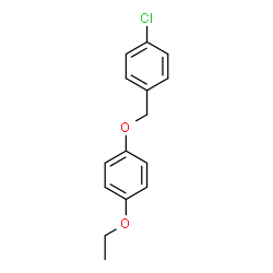 ChemSpider 2D Image | 1-Chloro-4-[(4-ethoxyphenoxy)methyl]benzene | C15H15ClO2