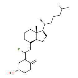 ChemSpider 2D Image | (3S,5E,7E)-6-Fluoro-9,10-secocholesta-5,7,10-trien-3-ol | C27H43FO