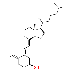 ChemSpider 2D Image | (3S,5E,7E,10E)-19-Fluoro-9,10-secocholesta-5,7,10-trien-3-ol | C27H43FO