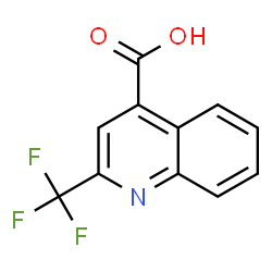 ChemSpider 2D Image | 2-(Trifluoromethyl)quinoline-4-carboxylicacid | C11H6F3NO2