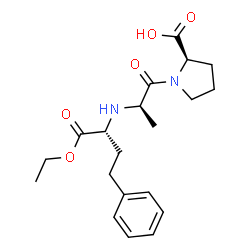 ChemSpider 2D Image | N-[(2R)-1-Ethoxy-1-oxo-4-phenyl-2-butanyl]-D-alanyl-D-proline | C20H28N2O5