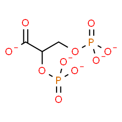 ChemSpider 2D Image | 2,3-Bis(phosphonatooxy)propanoate | C3H3O10P2