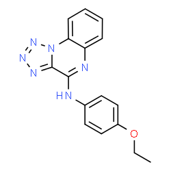 ChemSpider 2D Image | N-(4-Ethoxyphenyl)tetrazolo[1,5-a]quinoxalin-4-amine | C16H14N6O