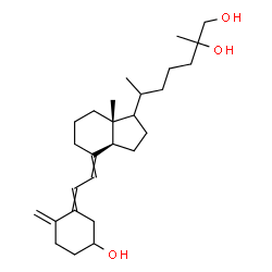 ChemSpider 2D Image | (17xi,20xi)-9,10-Secocholesta-5,7,10-triene-3,25,26-triol | C27H44O3