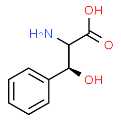 ChemSpider 2D Image | (betaS)-beta-Hydroxyphenylalanine | C9H11NO3