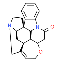 ChemSpider 2D Image | (7alpha,8xi,12xi,13beta,14beta,16beta)-Strychnidin-10-one | C21H22N2O2