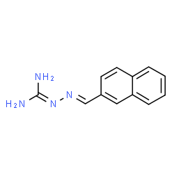 ChemSpider 2D Image | N''-[(E)-2-Naphthylmethylene]carbonohydrazonic diamide | C12H12N4