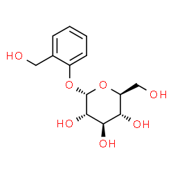ChemSpider 2D Image | 2-(Hydroxymethyl)phenyl alpha-L-glucopyranoside | C13H18O7
