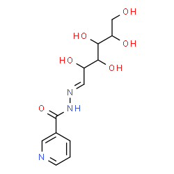 ChemSpider 2D Image | N'-[(1E)-2,3,4,5,6-Pentahydroxyhexylidene]nicotinohydrazide | C12H17N3O6