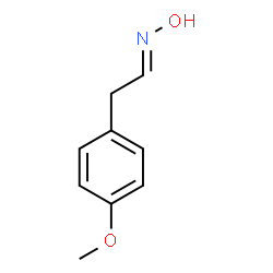 ChemSpider 2D Image | para-Methoxyphenylacetaldoxime | C9H11NO2