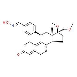 ChemSpider 2D Image | Asoprisnil | C28H35NO4