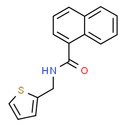 ChemSpider 2D Image | N-(2-Thienylmethyl)-1-naphthamide | C16H13NOS