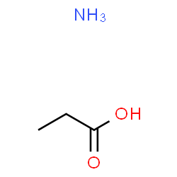 ChemSpider 2D Image | Propanoic acid ammoniate (1:1) | C3H9NO2