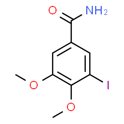 ChemSpider 2D Image | 3-Iodo-4,5-dimethoxybenzamide | C9H10INO3