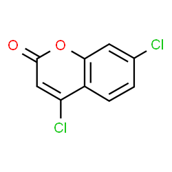 ChemSpider 2D Image | 4,7-Dichloro-2H-chromen-2-one | C9H4Cl2O2