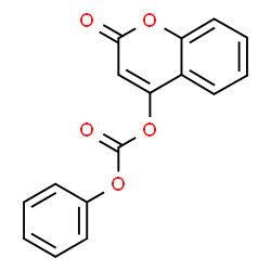 ChemSpider 2D Image | 2-Oxo-2H-chromen-4-yl phenyl carbonate | C16H10O5