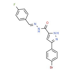 ChemSpider 2D Image | MFCD01841975 | C17H12BrFN4O