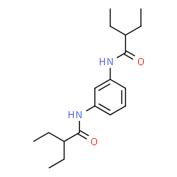 ChemSpider 2D Image | N,N'-1,3-Phenylenebis(2-ethylbutanamide) | C18H28N2O2