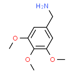 ChemSpider 2D Image | 3,4,5-Trimethoxybenzylamine | C10H15NO3