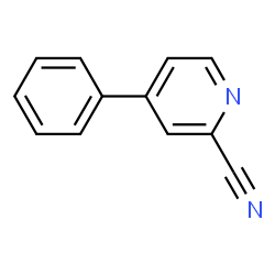 ChemSpider 2D Image | 2-cyano-4-phenylpyridine | C12H8N2