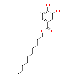 ChemSpider 2D Image | DECYL GALLATE | C17H26O5