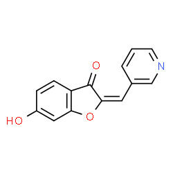 ChemSpider 2D Image | (2E)-6-Hydroxy-2-(3-pyridinylmethylene)-1-benzofuran-3(2H)-one | C14H9NO3
