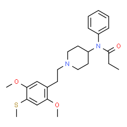 ChemSpider 2D Image | N-(2C-T) Fentanyl | C25H34N2O3S