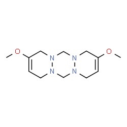 ChemSpider 2D Image | 2,10-Dimethoxy-1,4,8,11-tetrahydrodipyridazino[1,2-a:1',2'-d][1,2,4,5]tetrazine | C12H20N4O2