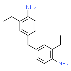 ChemSpider 2D Image | 4,4'-Methylenebis(2-ethylaniline) | C17H22N2