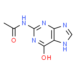 ChemSpider 2D Image | N2-acetylguanine | C7H7N5O2