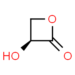 ChemSpider 2D Image | (3S)-3-Hydroxy-2-oxetanone | C3H4O3
