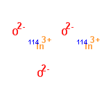 InChI=1/2In.3O/q2*+3;3*-2/i2*1-1;;;