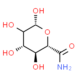 ChemSpider 2D Image | (2S,3S,4S,6R)-3,4,5,6-Tetrahydroxytetrahydro-2H-pyran-2-carboxamide (non-preferred name) | C6H11NO6