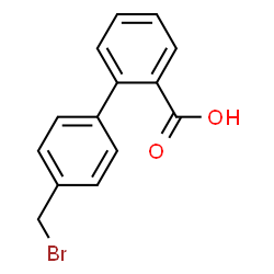 ChemSpider 2D Image | 4'-(Bromomethyl)-2-biphenylcarboxylic acid | C14H11BrO2