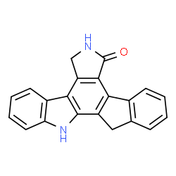ChemSpider 2D Image | 6,7,12,13-Tetrahydro-5H-indeno[2,1-a]pyrrolo[3,4-c]carbazol-5-one | C21H14N2O