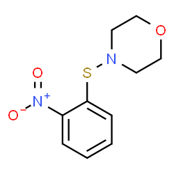 ChemSpider 2D Image | 4-[(2-Nitrophenyl)sulfanyl]morpholine | C10H12N2O3S